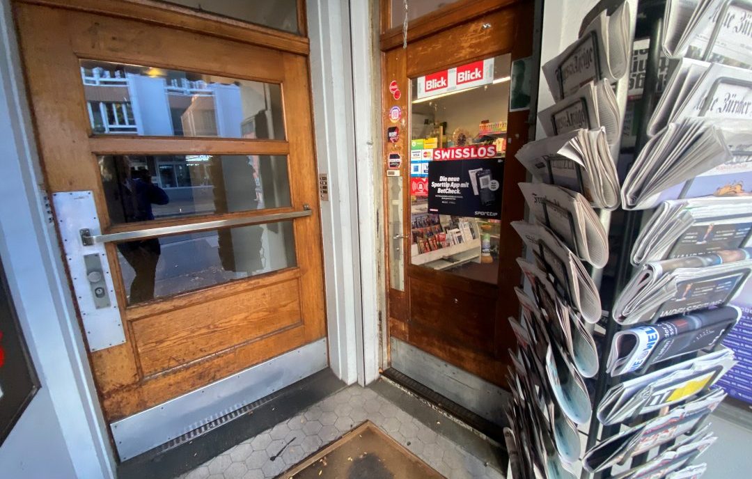 Die Umgebung des Kiosks Seefeld, in dem sich der Bitcoin-Automat befindet.