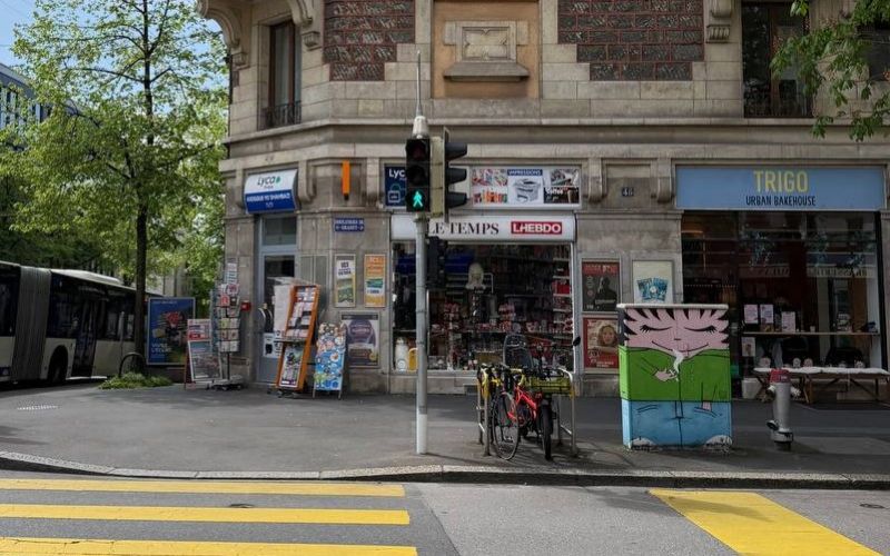 Bitcoin ATMs in Lausanne.