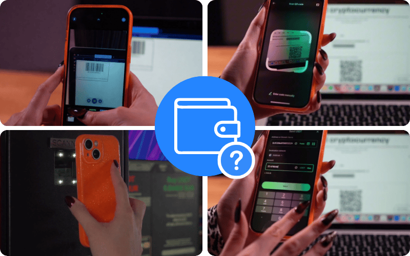 Handy mit Bitcoin Wallet App