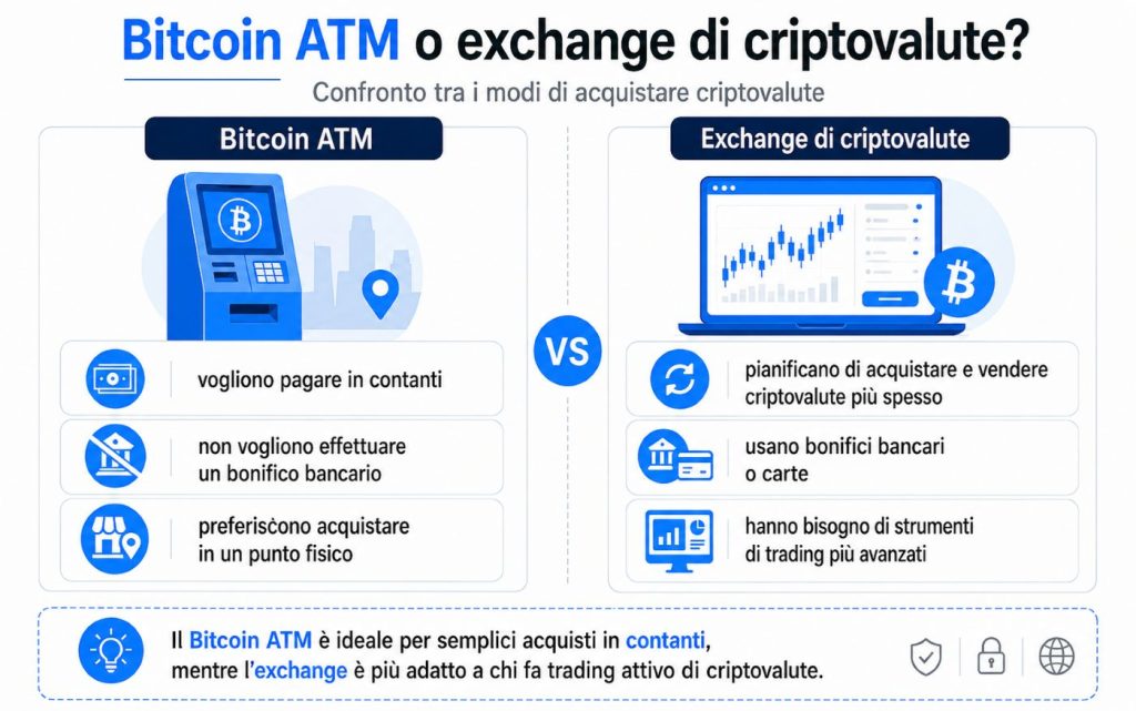 grafico dei Bitcoin ATM