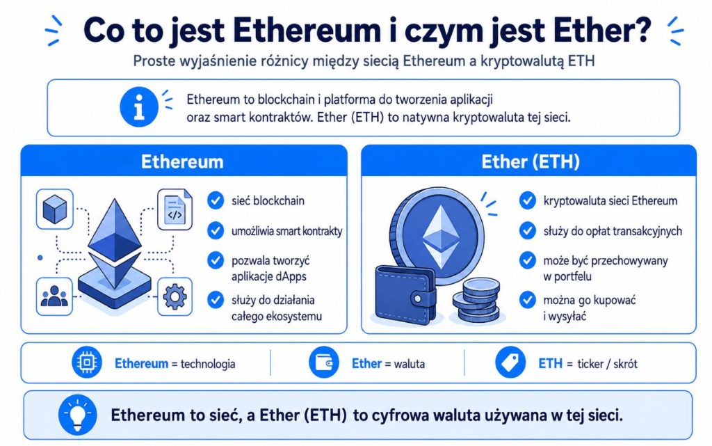 Unterschiede zwischen Ether und Ethereum