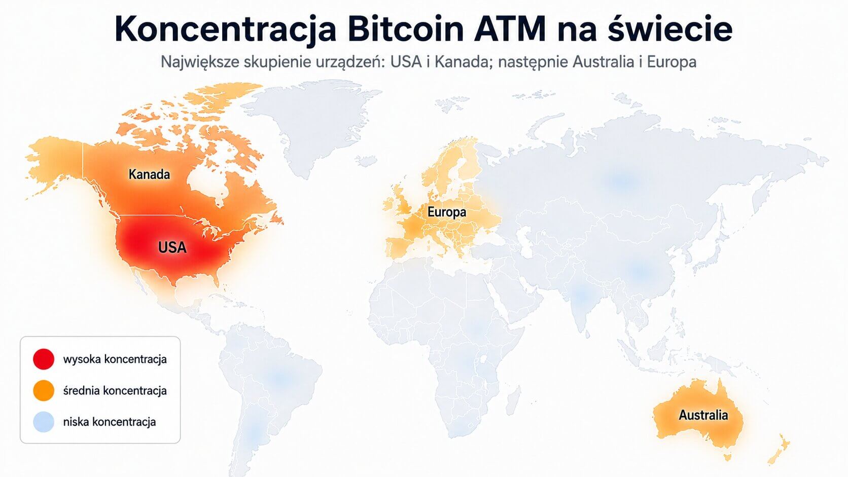 Karte der weltweiten Verteilung von Bitcoin ATMs – aktueller Stand vom 9. Juli 2026.