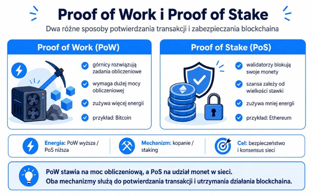 Unterschied zwischen Proof of Work und Proof of Stake