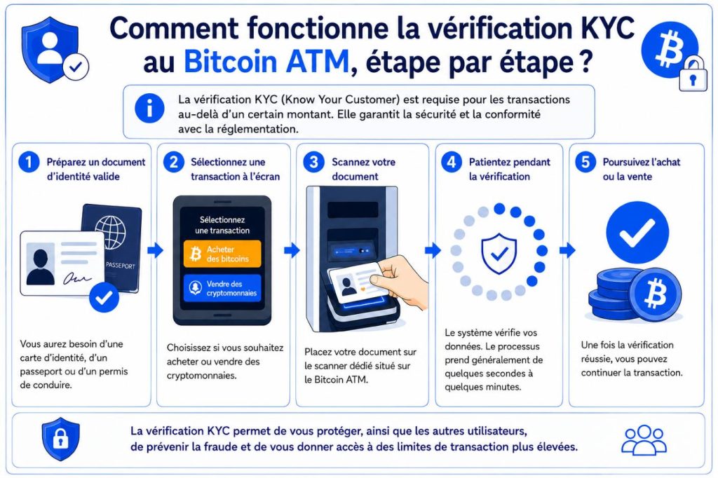 Étapes de la vérification KYC