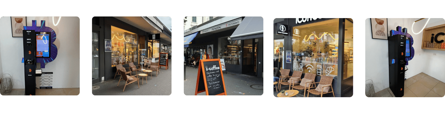 Bitcoin ATM in Interlaken an der Bahnhofstrasse 23d im Geschäft iPeople AG / iCoffee
