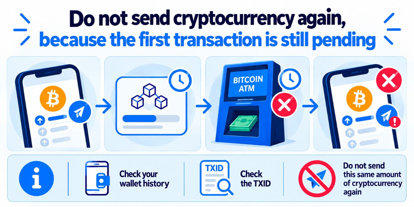 Do not confirm a transaction without first checking the exchange rate and fees