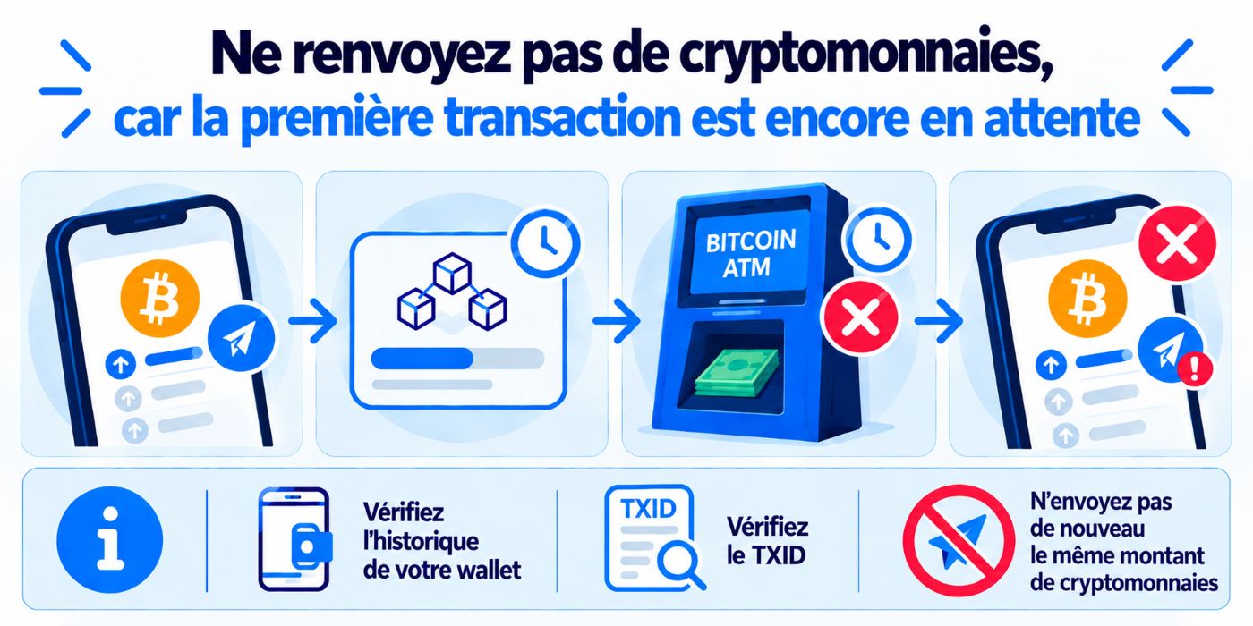 Ne confirmez pas une transaction sans avoir vérifié le cours et les frais