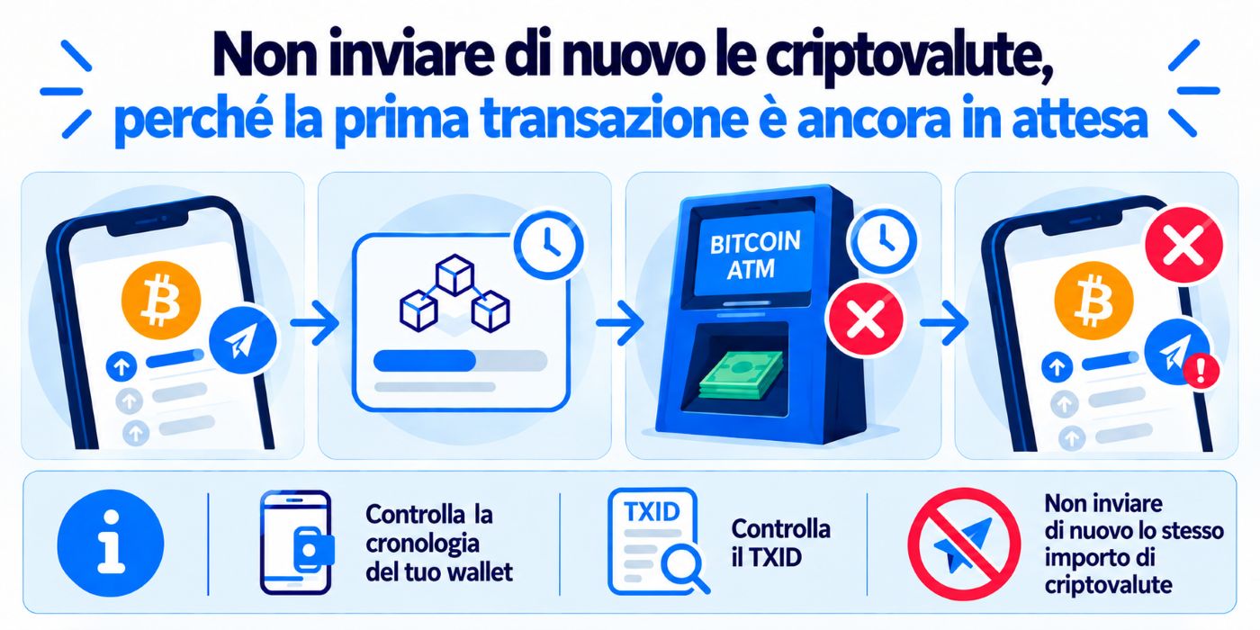 Non confermare una transazione senza aver prima controllato il tasso di cambio e le commissioni